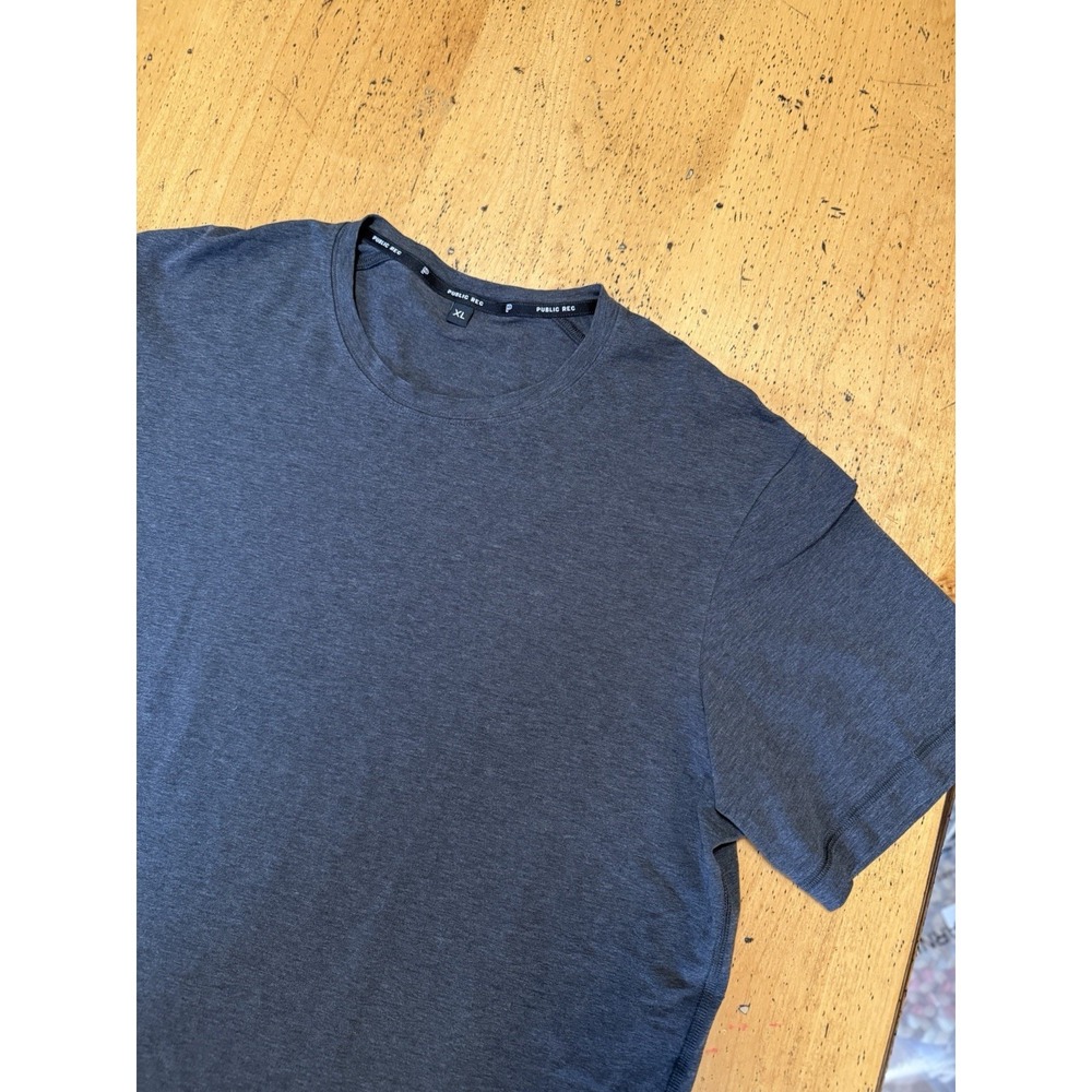 Public Rec T-Shirt Mens Xl Gray Short Sleeve T‎ Shirt Performance